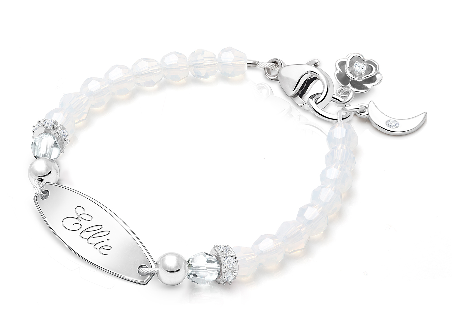 Rose & Moon Charms <u>NOT</u> Included<br />( add the charms your child would love )
