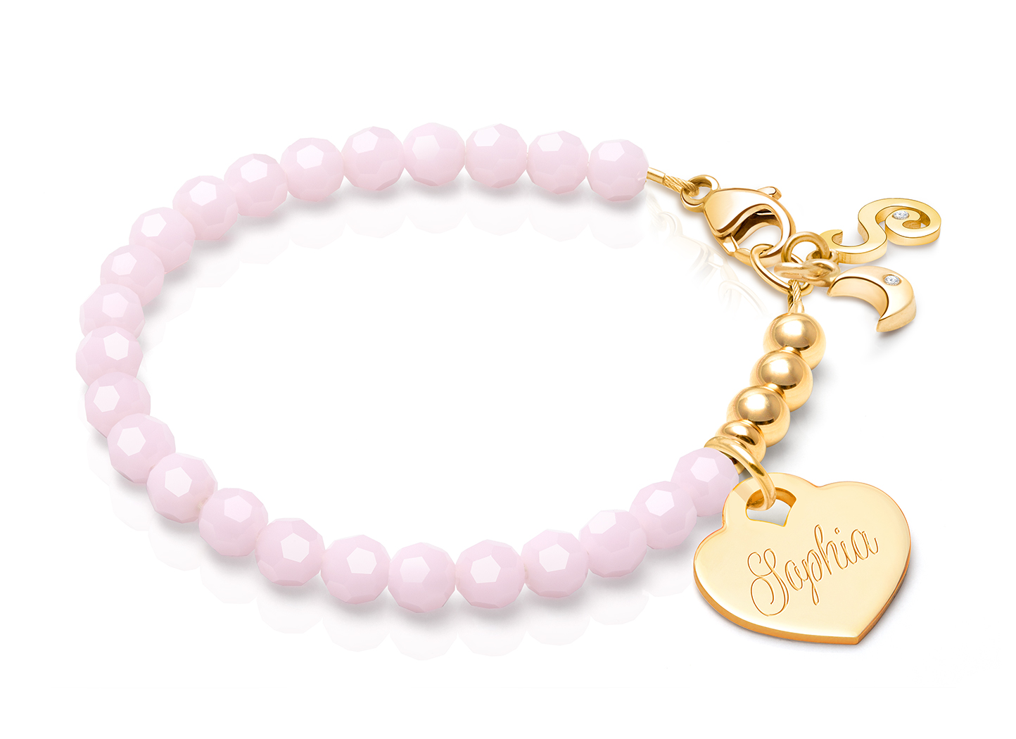 Moon & Initial Charms <u>NOT</u> Included<br />( add the charms your teen would love )