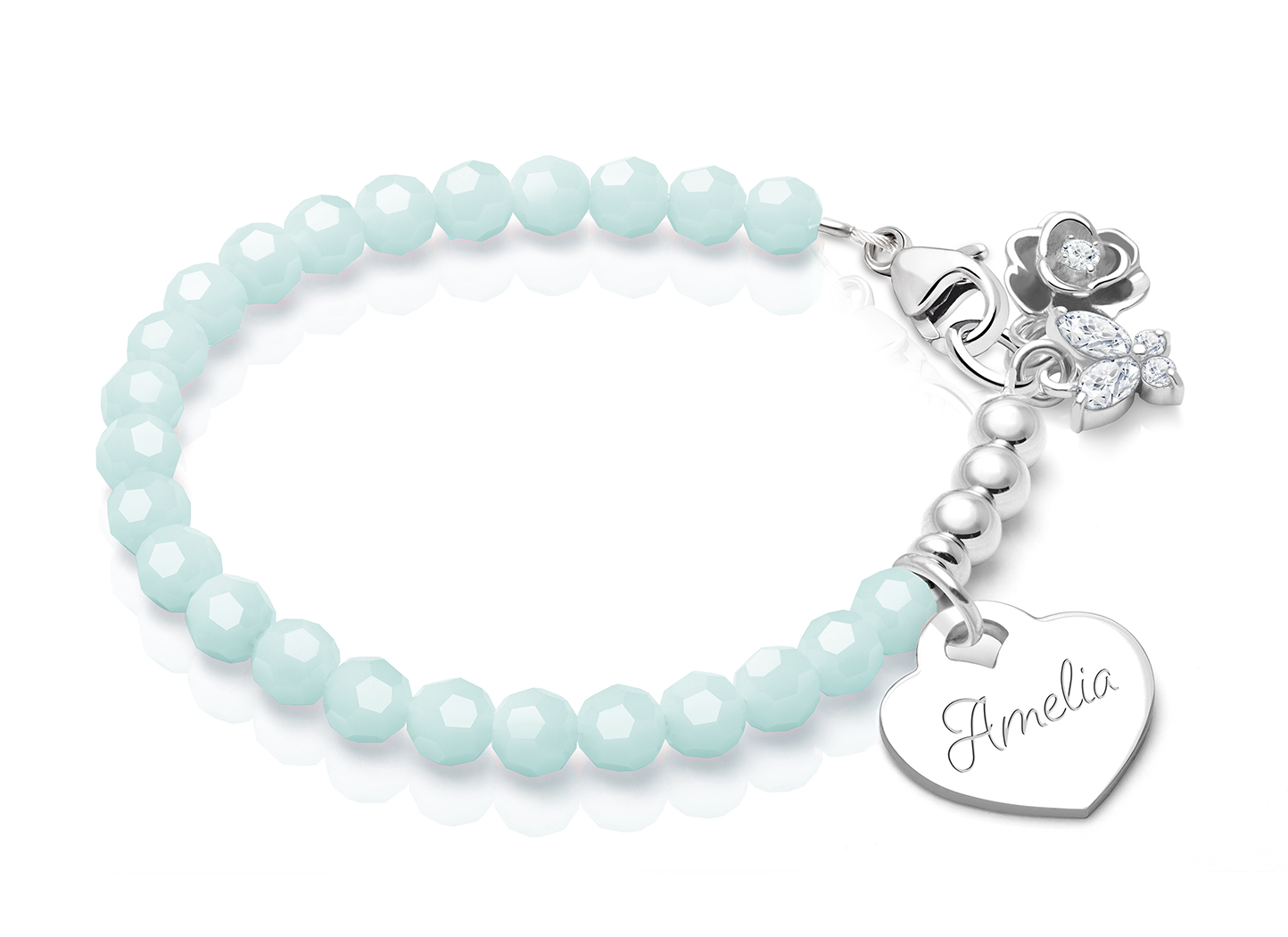 Rose & Butterfly Charms <u>NOT</u> Included<br />( add the charms your child would love )