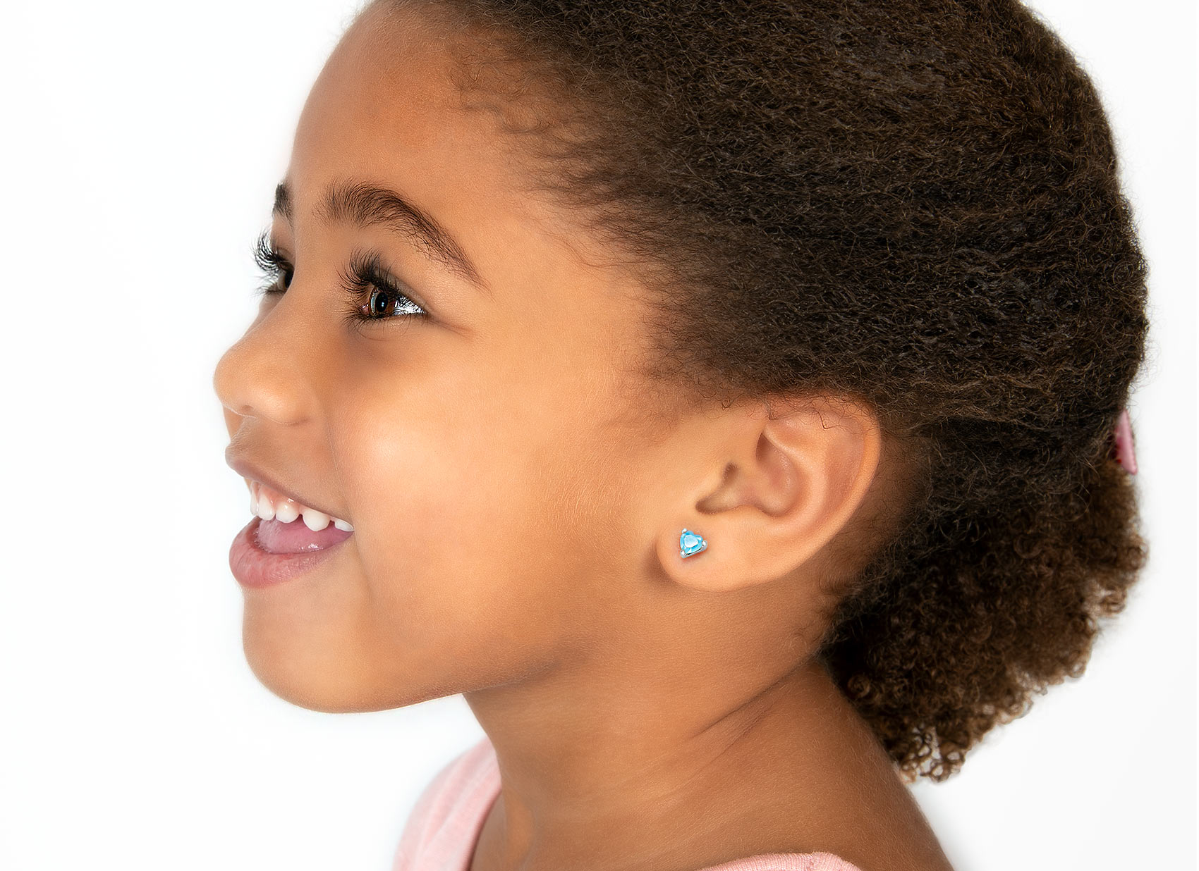 Earring Shown on 4 Year Old Girl