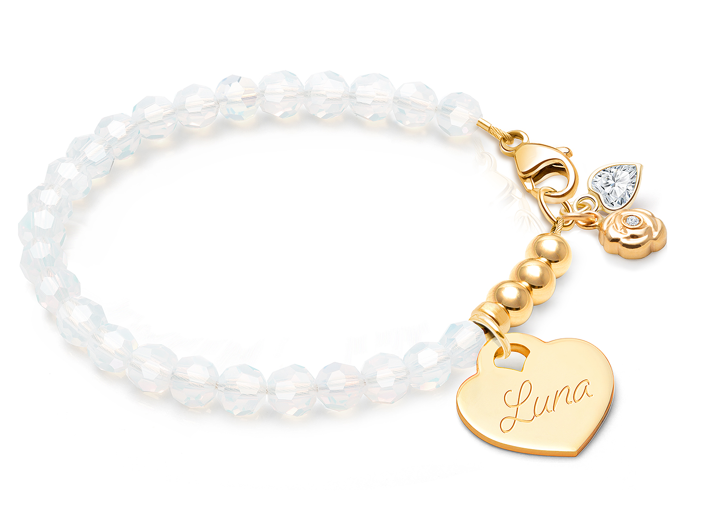 Rose & Heart Charms <u>NOT</u> Included<br />( add the charms your teen would love )