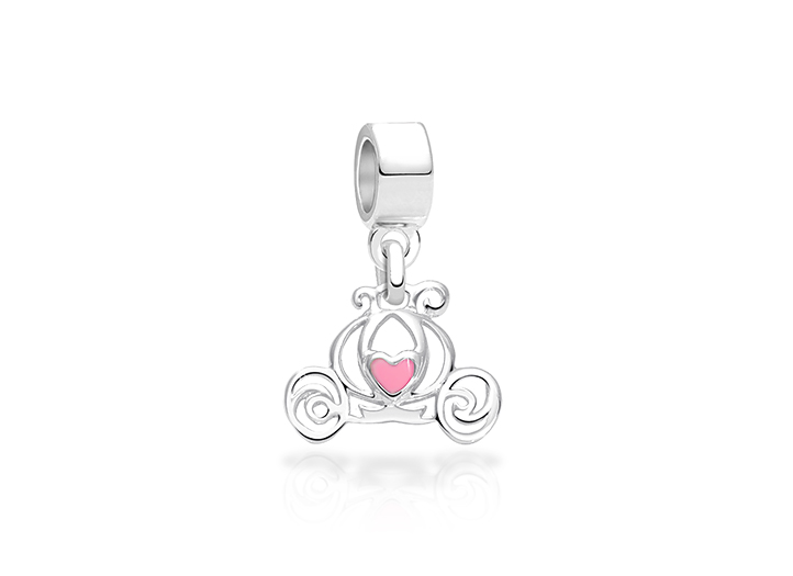 Enlarged to Show Detail<br />Adoré™ Charm Shown with Silver Bail